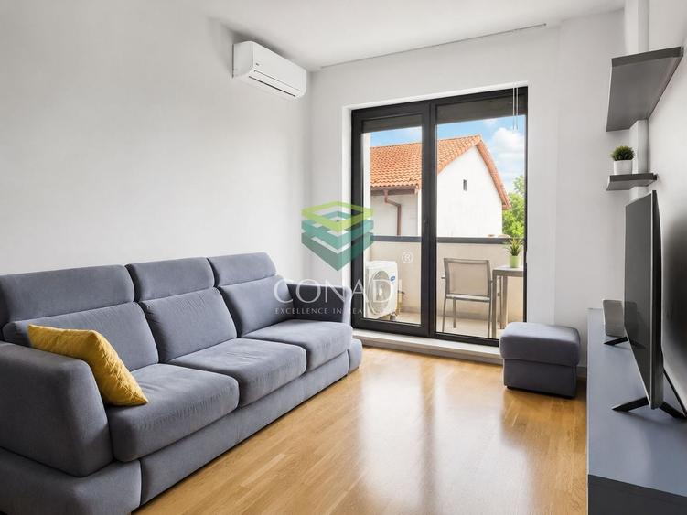 Apartament cu 3 camere semidecomandat, mobilat în Domenii
