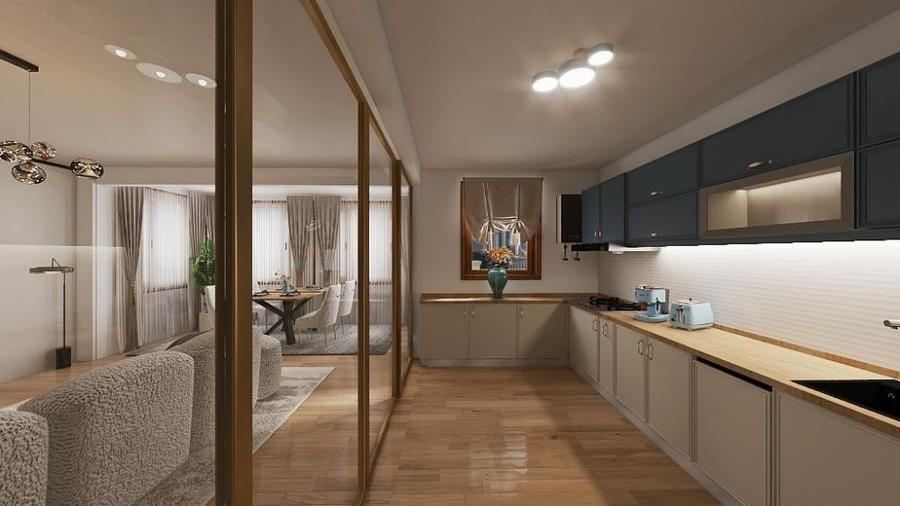 Apartament cu 3 camere în Titan