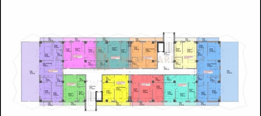 Apartament cu 2 camere în Republicii