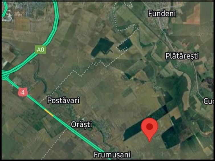 Teren agricol, în Frumușani
