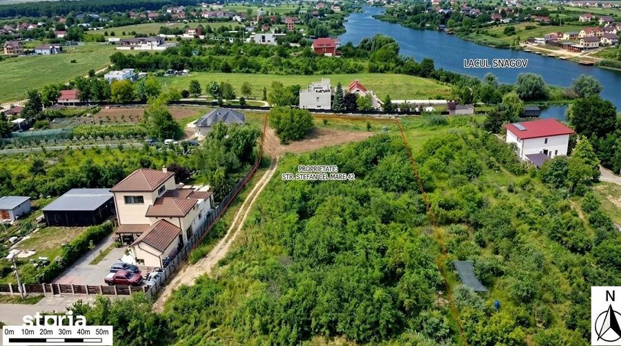 Teren de 4653 mp, în Snagov