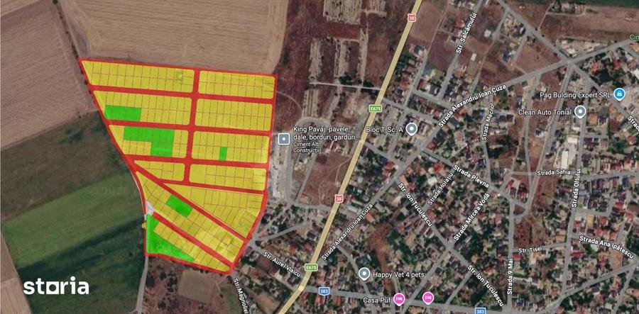 Teren de 387 mp, în Agigea