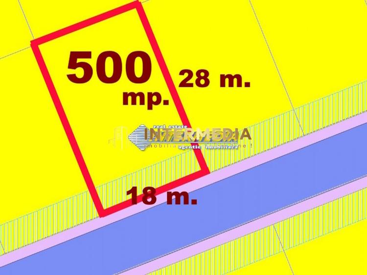 Teren Construcții intravilan de 500 mp, în Sud-Est