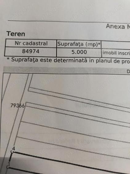 Teren de 2 mp, în Muchea