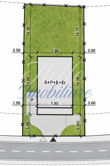 Teren Construcții intravilan de 480 mp, în Borhanci