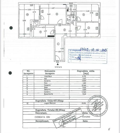 Apartament cu 3 camere decomandat, mobilat în Dorobanți