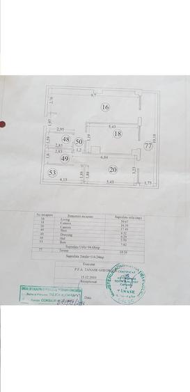 Apartament cu 3 camere decomandat în Cazino