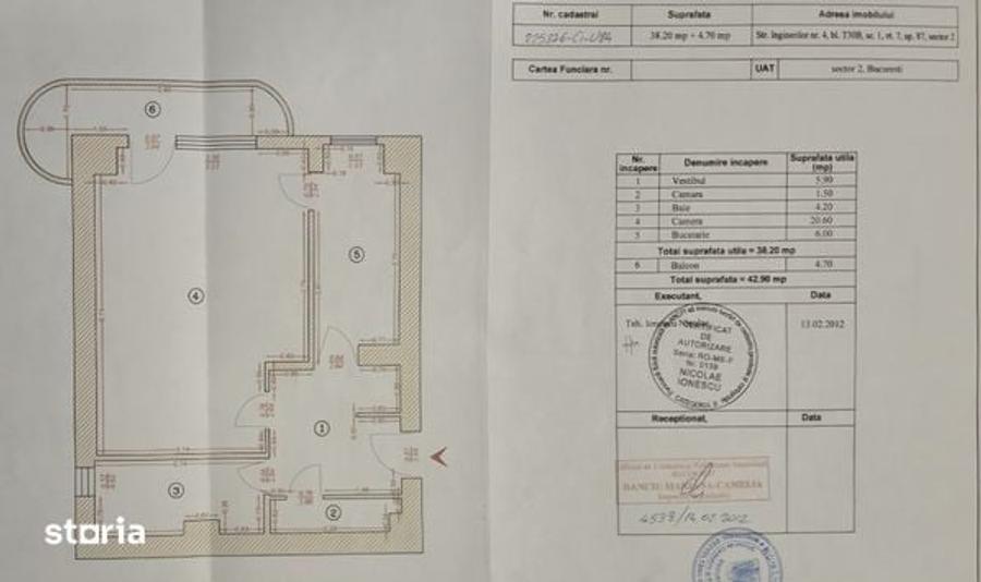 Garsonieră decomandată în Tei