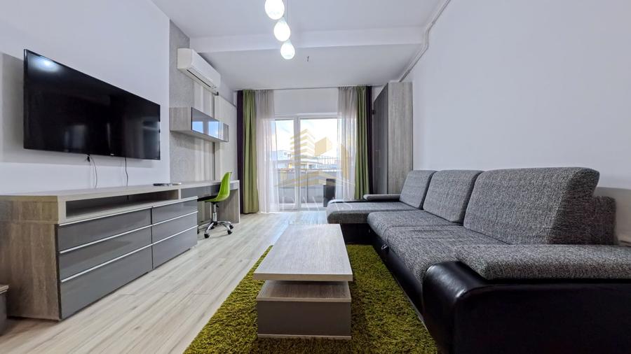 Apartament cu 2 camere semidecomandat, mobilat în Bună Ziua