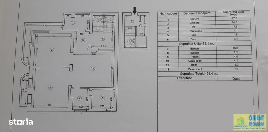 Apartament cu 2 camere în Central