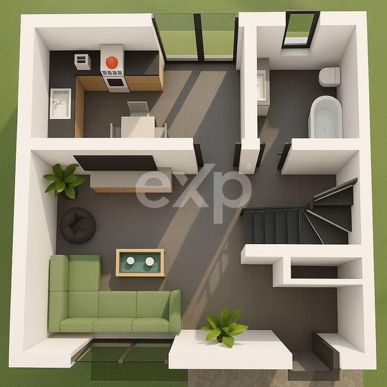Casă tip triplex de vânzare în Dancu – confort modern, eficiență și liniște! - 5