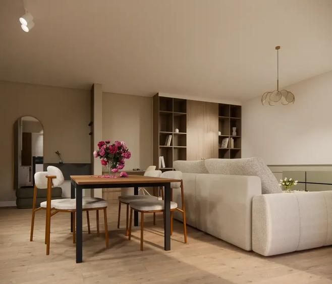 Apartament cu 3 camere decomandat, mobilat în Voluntari