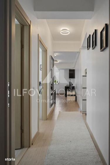 Otopeni, Central, Apartament 3cam, 72mp, parcare, mobilat, centrala - 11