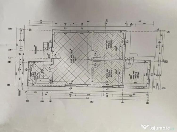 Casă cu 3 camere în Hemeiuș