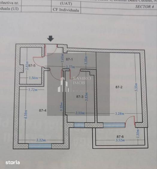 Apartament cu 2 camere decomandat, mobilat în Metalurgiei — fotografia 1