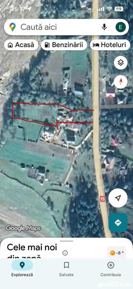 Teren de 2000 mp, în Chirițeni