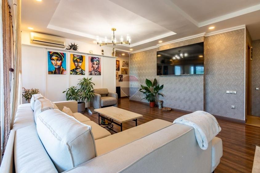Apartament cu 3 camere semidecomandat, mobilat în Ștefăneștii de Jos