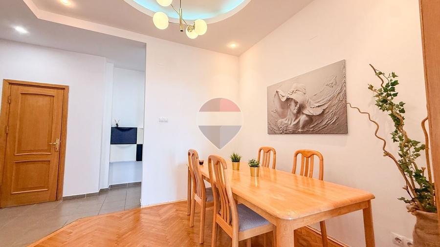 Apartament cu 3 camere decomandat, mobilat în Universitate