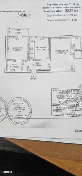 Apartament cu 2 camere decomandat în Sud