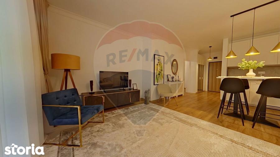 Apartament cu 2 camere, mobilat în Borhanci
