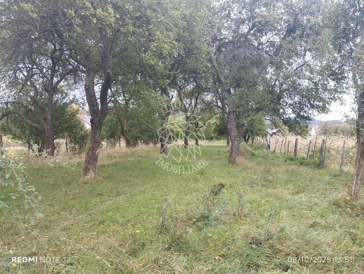 Teren Construcții intravilan de 2500 mp, în Mijlocenii Bârgăului