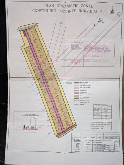 Teren de 3400 mp, în Central