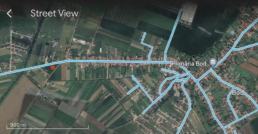 Teren de 1800 mp, în Bod