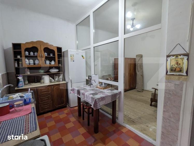 Casă cu 2 camere cu Teren 230 Mp în Central
