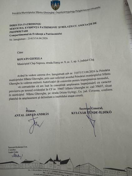 Teren Construcții extravilan de 860 mp, în Simeria