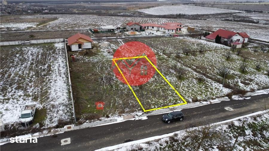 Teren de 800 mp, în Mahmudia