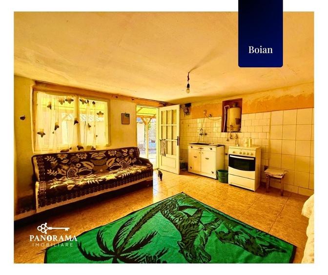 Casă individuală cu 2 camere cu Canalizare în Boian