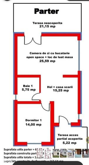 Casă cu 4 camere în Oncea