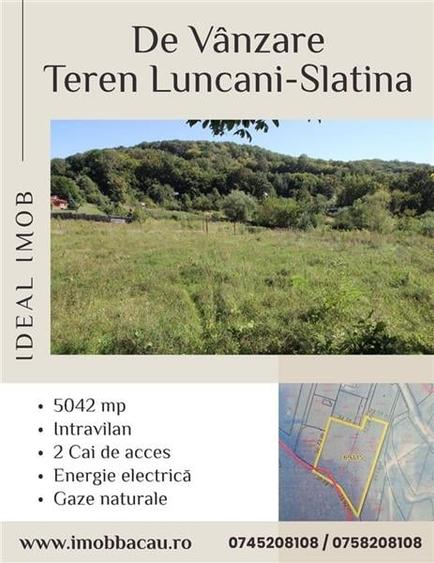 Teren Construcții intravilan de 4133 mp, în 9 Mai