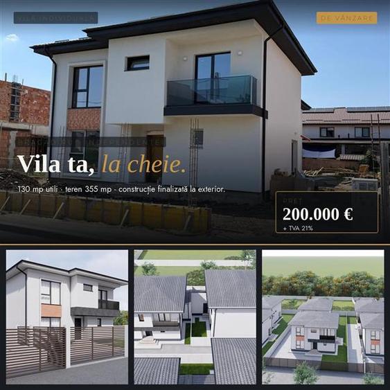 Casă individuală cu 4 camere cu Teren 355 Mp în Central