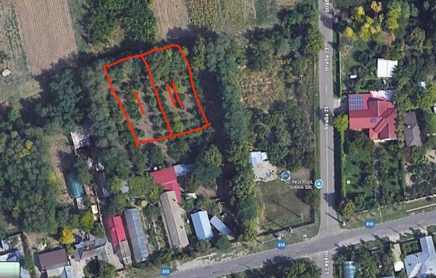 Teren de 800 mp, în Livada