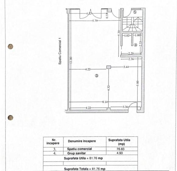Spațiu comercial, de 84 mp, în Agigea