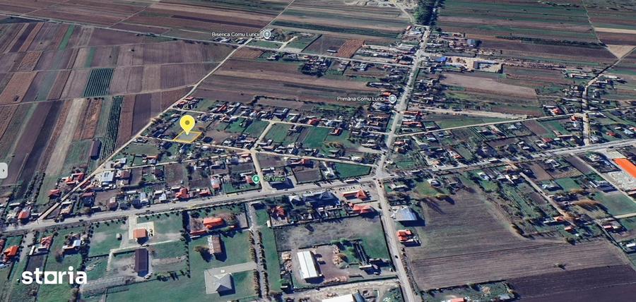 Teren de 1045 mp, în Cornu Luncii