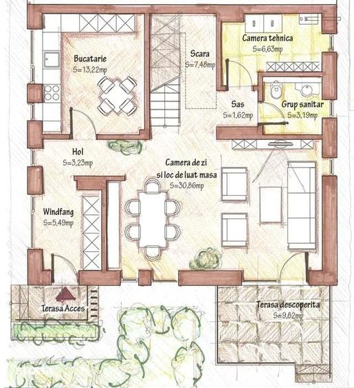 Duplex premium finisat | 145 mp utili | 300mp teren | Domnesti - 8