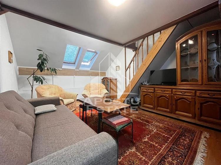 Apartament cu 2 camere semidecomandat, mobilat în Șagului