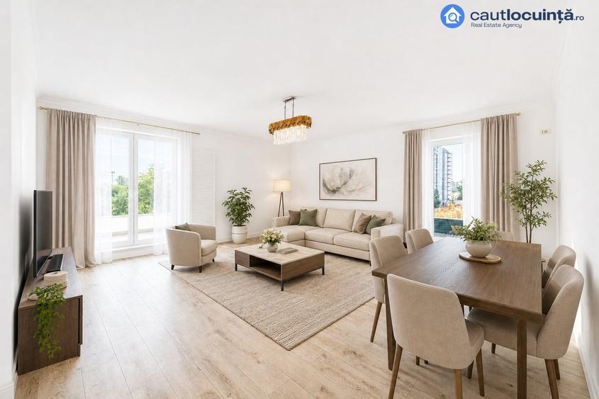 Apartament cu 3 camere decomandat în Obor