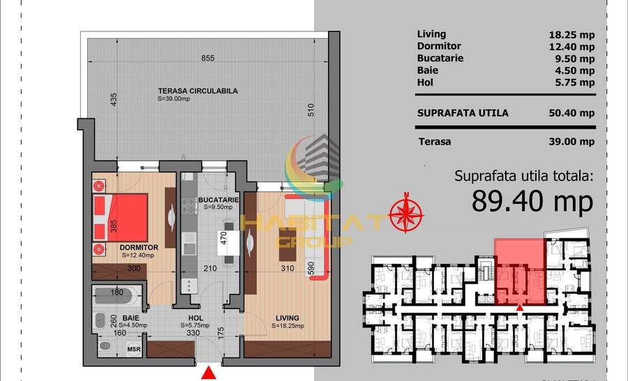 Apartament cu 2 camere decomandat în Berceni