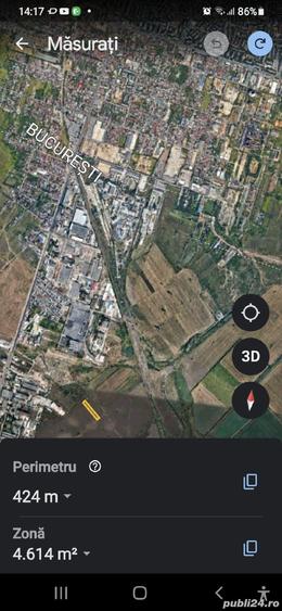 Teren de 3765 mp, în Jilava