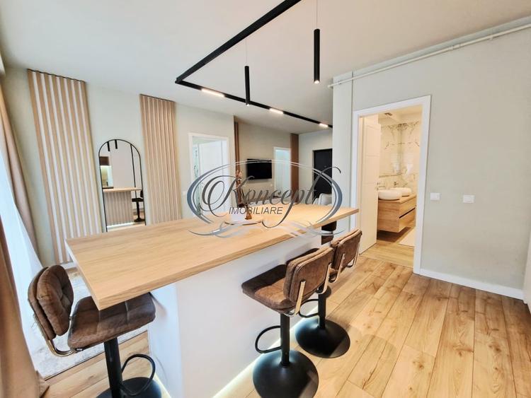 Apartament cu 2 camere semidecomandat, mobilat în Florești