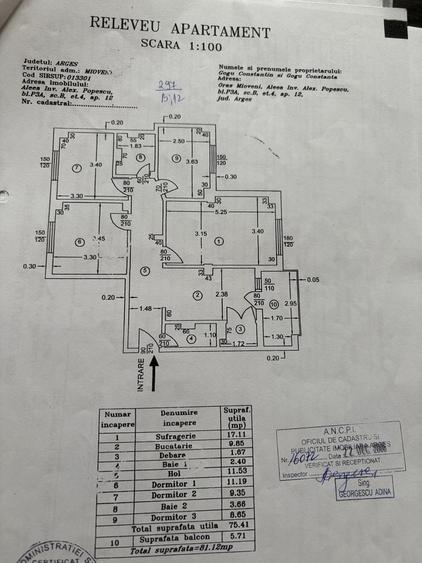 Apartament cu 4 camere decomandat în Ultracentral