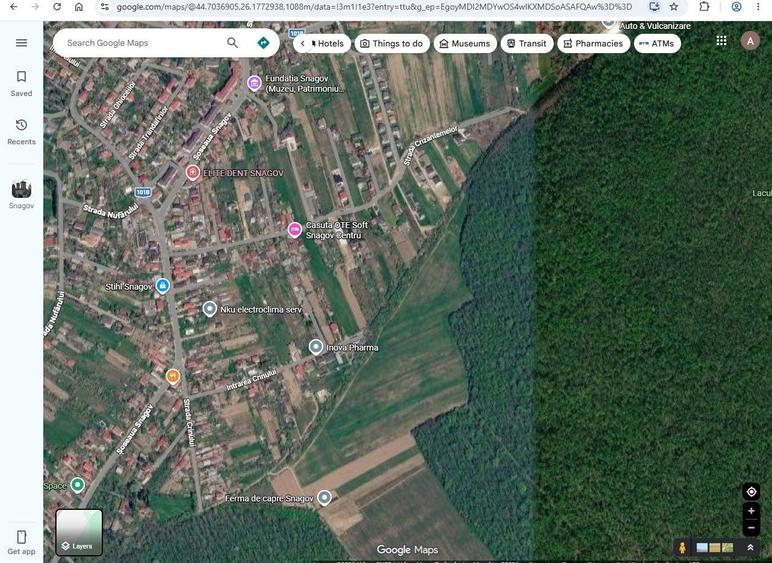 Teren de 1176 mp, în Snagov
