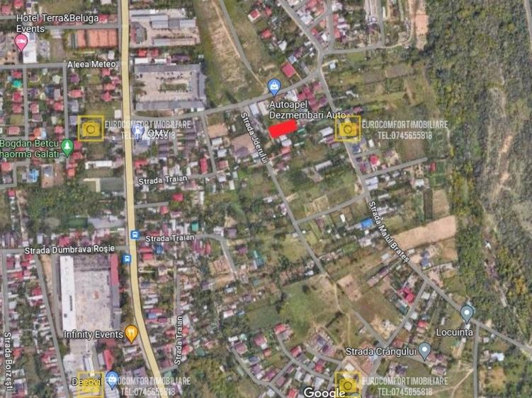Teren Construcții intravilan de 1000 mp, în Nord