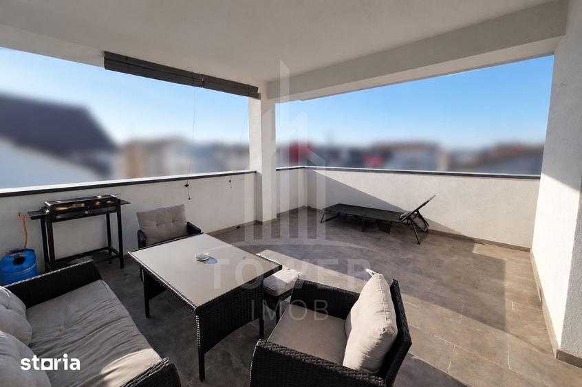 Apartament cu 2 camere semidecomandat în Central