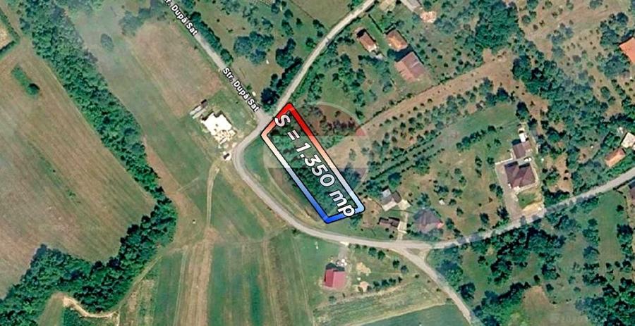 Teren Construcții intravilan de 1350 mp, în Cernești