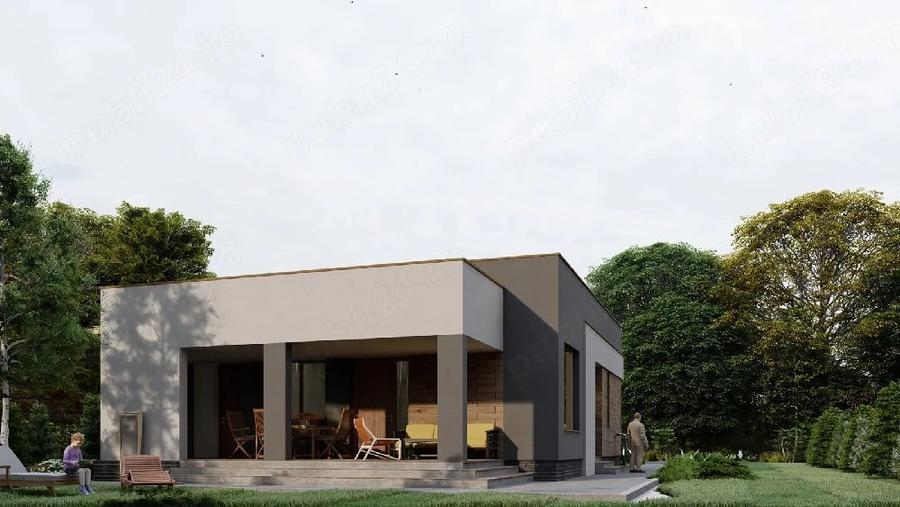 Casă cu 4 camere cu Teren 450 Mp în Exterior Vest
