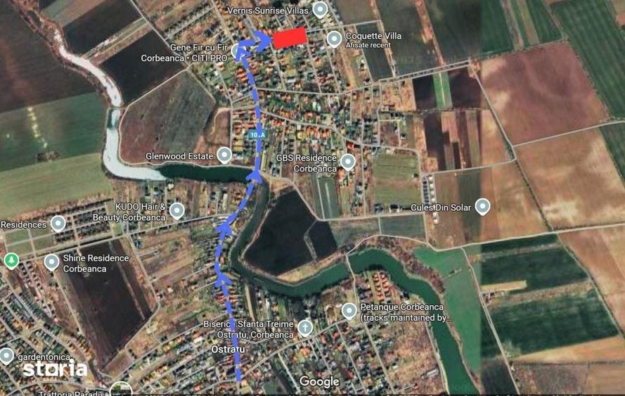 Teren de 1217 mp, în Corbeanca